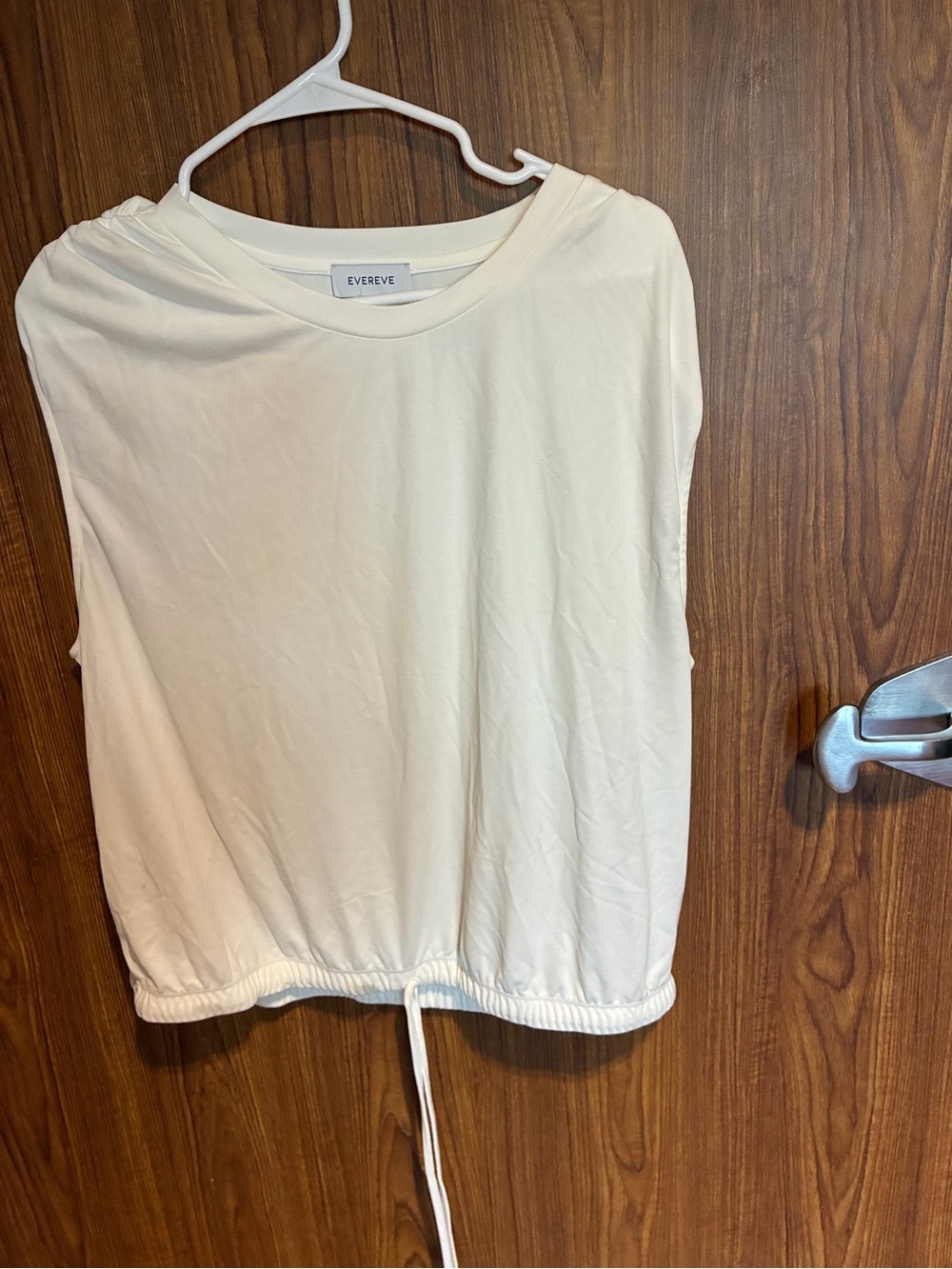 Evereve Drawstring Hem Top Size XL - Picture 3 of 8